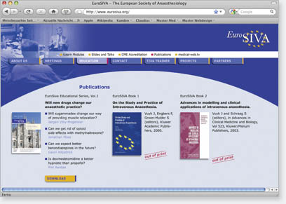 Internetauftritt EuroSiva